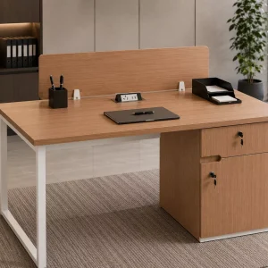 Meja Kantor Kaki Besi Minimalis 120x60
